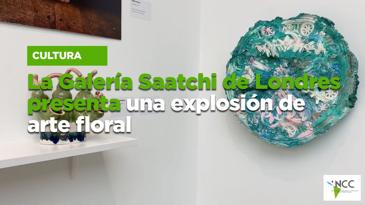 La Galería Saatchi de Londres presenta una explosión de arte floral