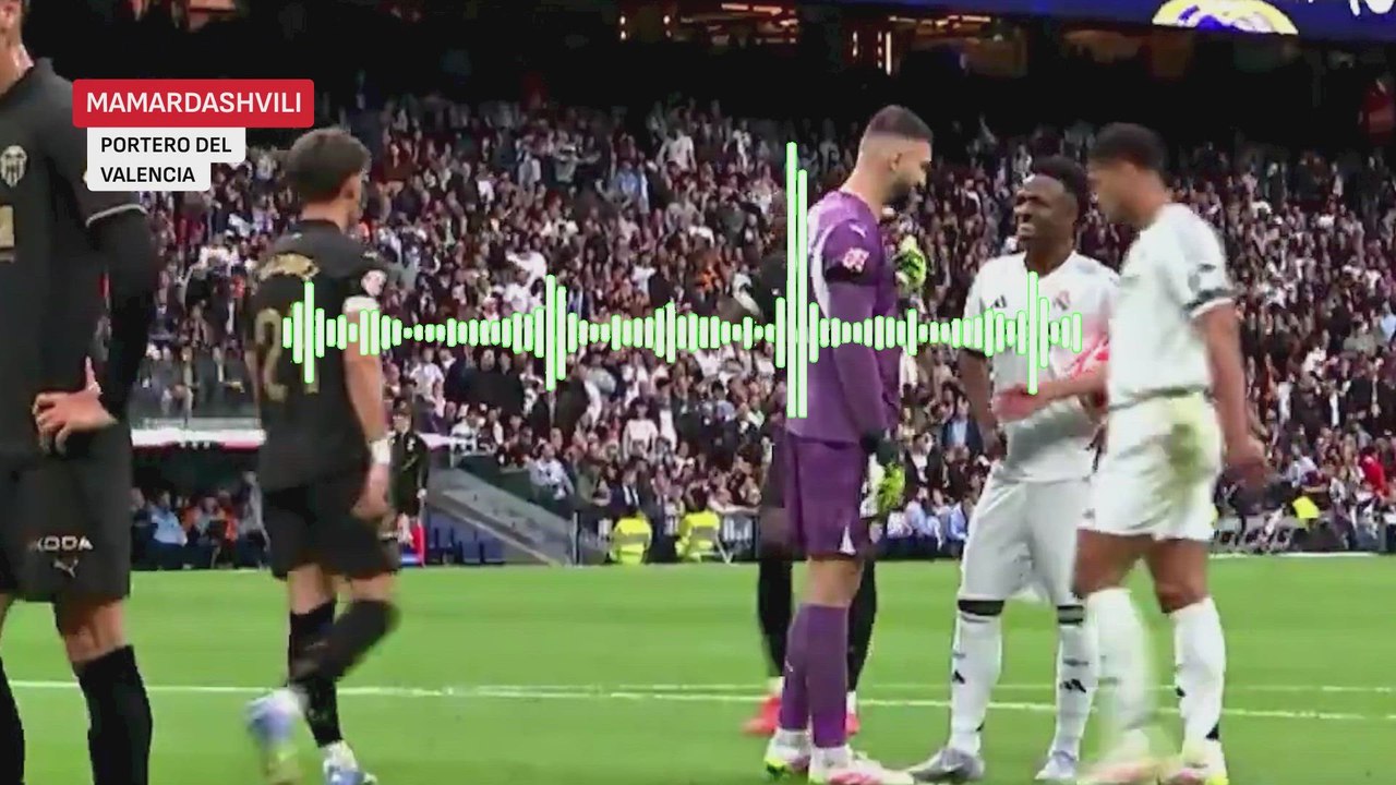 Desvelan lo que le dijo Mamardashvili a Vinicius antes del penalti y es surrealista a más no poder