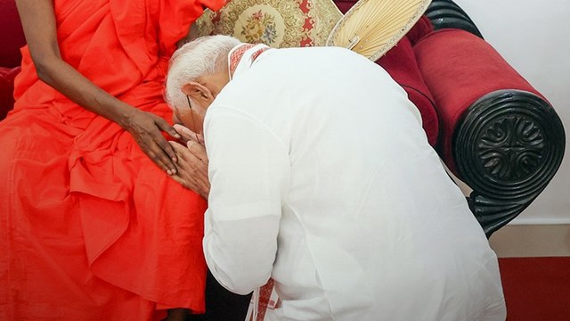 PM Modi का श्रीलंका दौरा, तीसरे दिन यूं हुआ स्वागत
