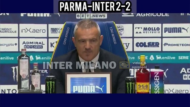 Parma-Inter 2-2 * Massimiliano Farris: siamo sempre padroni del nostro destino.