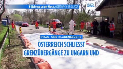Österreich sperrt 24 Grenzübergänge zu Ungarn und der Slowakei