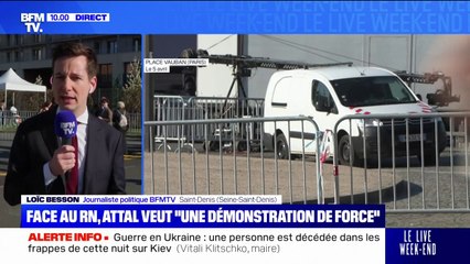 Meetings à Paris: face au RN, Gabriel Attal veut imposer un duel de valeurs