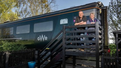 Couple Turns Vintage Train Carriage into Cozy £175/Night Holiday Retreat 🚆