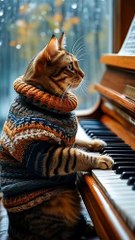 Playing The Cat a Keyboard