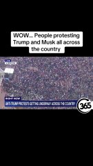 Anti Donald Trump protests going on right now