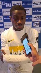 Réaction de Sadiki après la victoire de l'Union face à La Gantoise