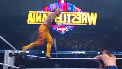 WWE SMACKDAWN 4/4/25 REY FLIX VS AJ STYLE