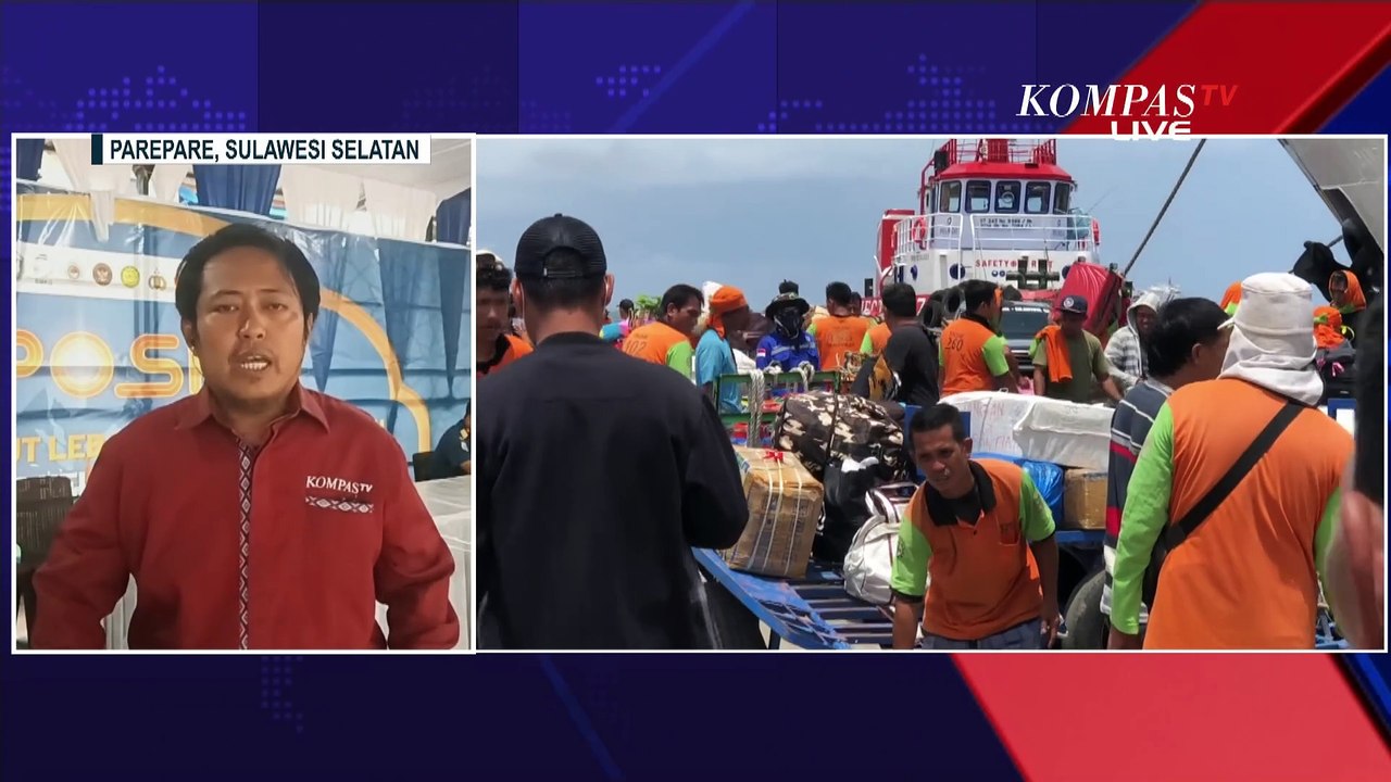 [FULL] Pantauan Pelabuhan Nusantara Kota Parepare per Minggu 6 April di Puncak Arus Balik 2025