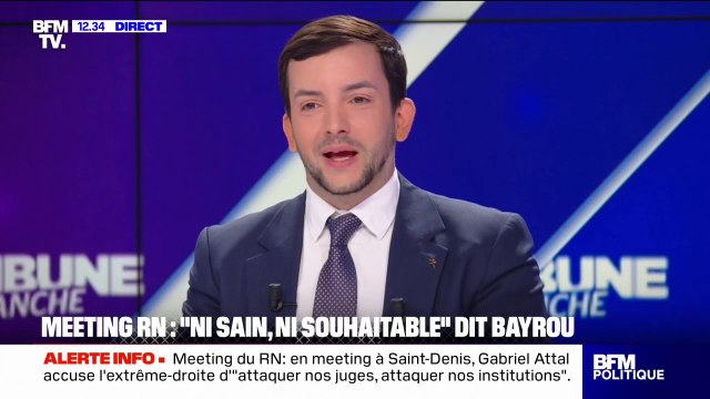 Jean-Philippe Tanguy (RN): “Marine Le Pen, c'est une lionne et quand on vient la chercher, on la trouve”