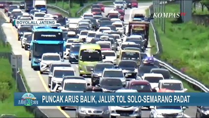 Puncak Arus Balik di Tol SoloSemarang, Ruas Boyolali Padat per Minggu 6 April 2025
