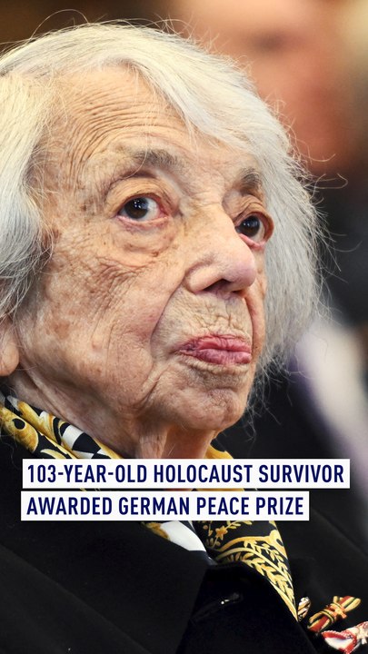 103-year-old Holocaust survivor awarded German peace prize