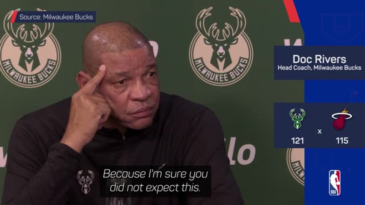 Rivers shocked by Bucks' performances without Lillard
