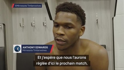 Timberwolves - Edwards et Gobert veulent que l’équipe progresse