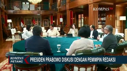Momen Presiden Prabowo Diskusi dengan Pemimpin Redaksi di Hambalang, Ini Hal yang Jadi Bahasan