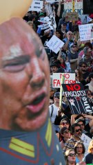 Marchas anti Trump en EE UU