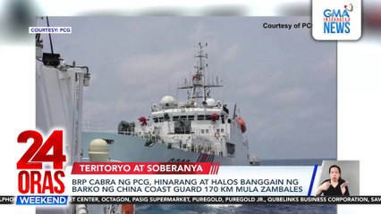 24 Oras Weekend: (Part 2) BRP Cabra vs CCG vessel; Bata patay sa gulpi at kagat; Sanya Lopez sa next-gen Sang'gres; atbp.
