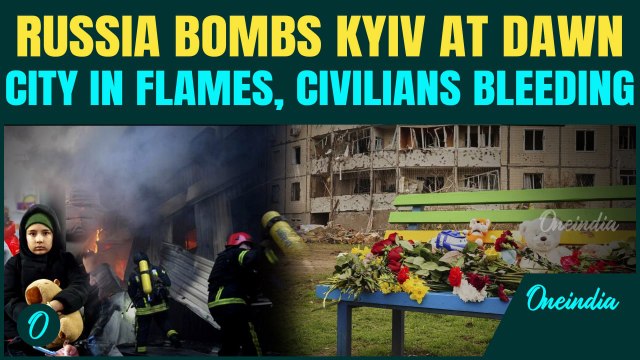 Kyiv Under Attack: Russian Ballistic Missiles Smash Ukrainian Capital at Dawn | Fires & Casualties