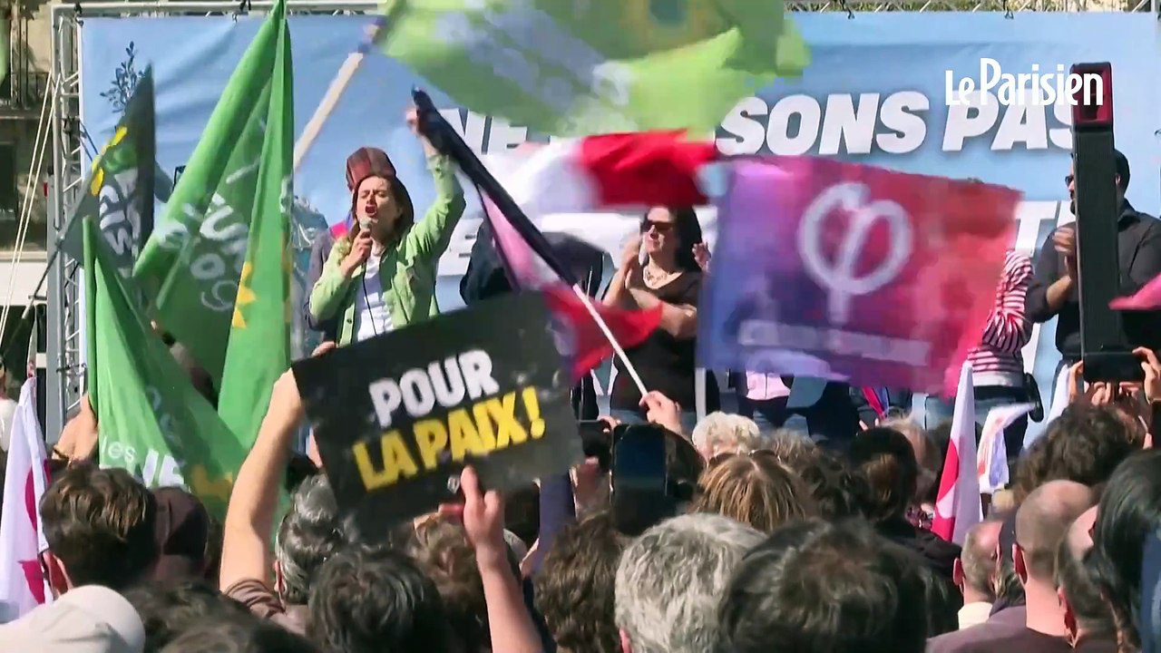 À Paris, un rassemblement d'une partie de la gauche contre l'extrême droite
