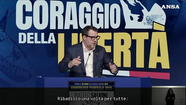 Congresso Lega, Salvini: Viminale? Ne parlero' con Meloni, io a disposizione