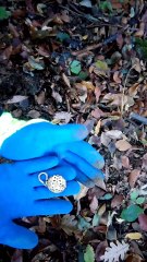 Unbelievable Discovery! Unearthing a Gold Pendant #shorts