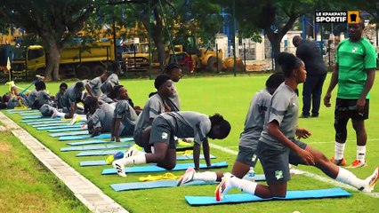 L'entraînement de la sélection Ivoirienne A dame de football