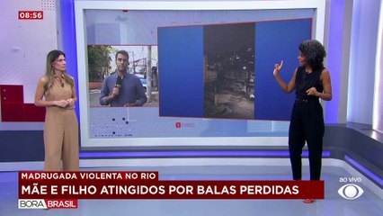 Mãe e filho são atingidos por balas perdidas dentro de casa no RJ