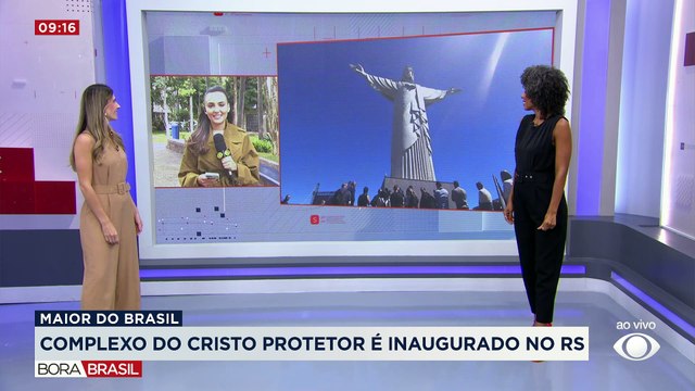 Maior Cristo do Brasil é inaugurado em Encantado, no RS