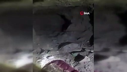 Pençe-Kilit Operasyonu bölgesinde teröristlere ait bir mağara tespit edildi