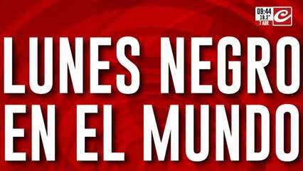 Lunes negro en los mercados del mundo: tras los anuncios de Trump se desploman todas las bolsas