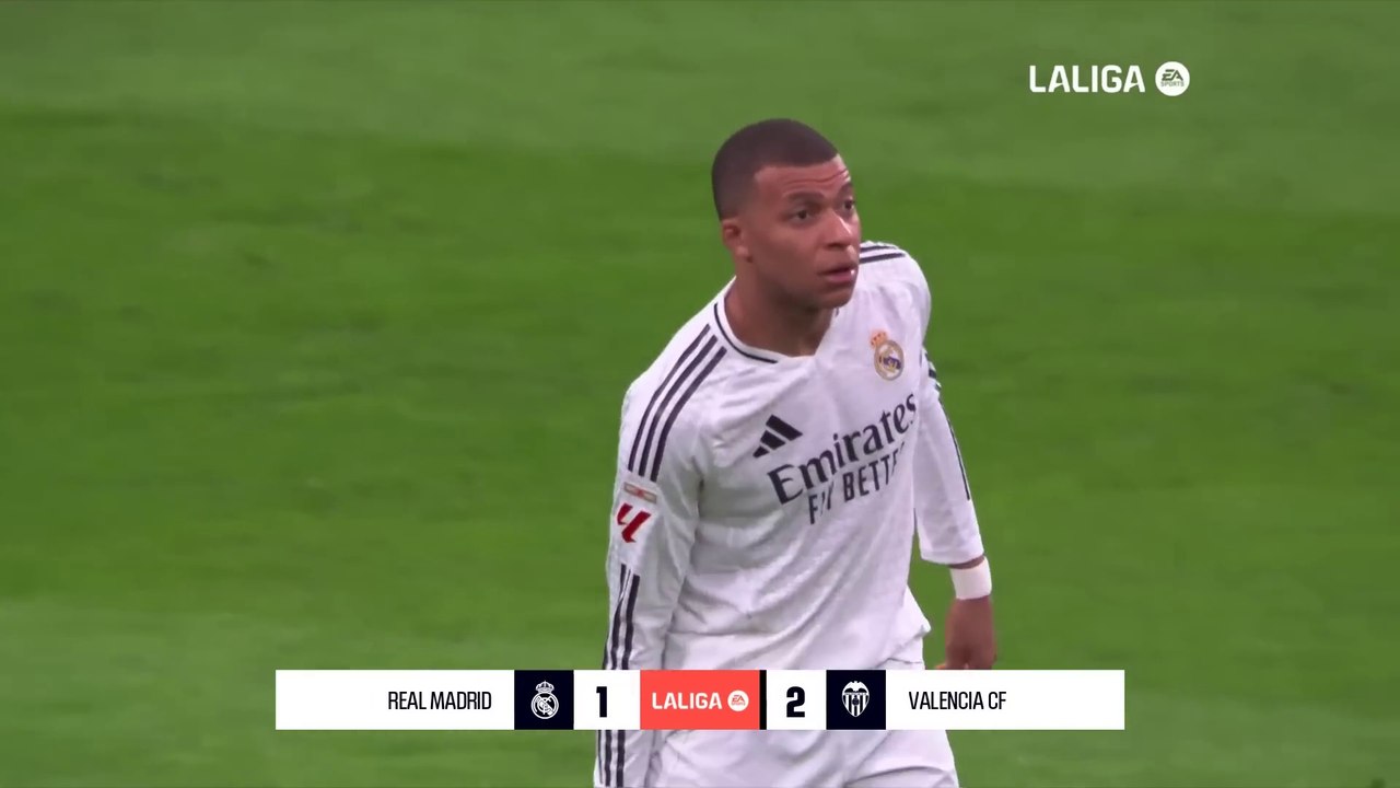 REAL MADRID 1 - 2 VALENCIA CF I RESUMEN LALIGA EA SPORTS - Vídeo ...
