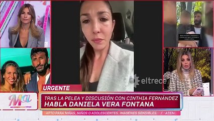 Daniela Vera Fontana habló tras escándalo con Cinthia Fernández y Roberto Castillo por las sillas del auto