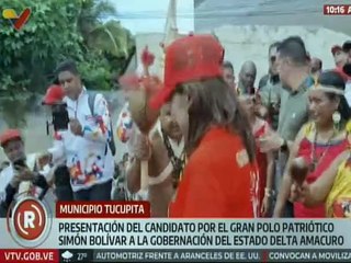 GPPSB presentó candidatura de Loa Tamaronis por la gobernación del estado Delta Amacuro