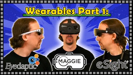 Wearables Comparison Part 1: Maggie iVR, Eyedaptic EYE5 and ESight Go!