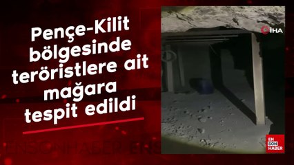 Pençe-Kilit Operasyonu bölgesinde teröristlere ait bir mağara tespit edildi