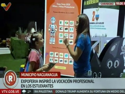 Más de 5 mil personas visitaron la Expoferia Niñas y Niños Productores 2025 en el estado Carabobo