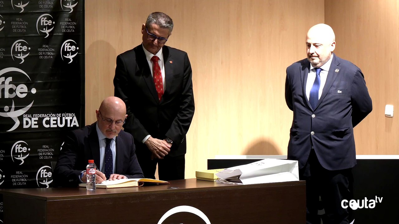 Luis de la Fuente en Ceuta: "tengo a los mejores jugadores del mundo"