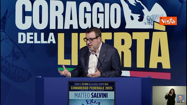 Salvini: Sto bene da secondo, l'obiettivo è tornare a tirare il gruppo della coalizione