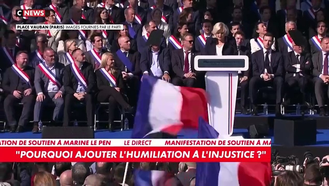 Marine Le Pen : "Cette décision politique a non seulement bafoué l'État de droit, mais aussi l'état de la démocratie"