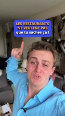 Les restaurants ne veulent pas que tu saches ça 😱🚀
