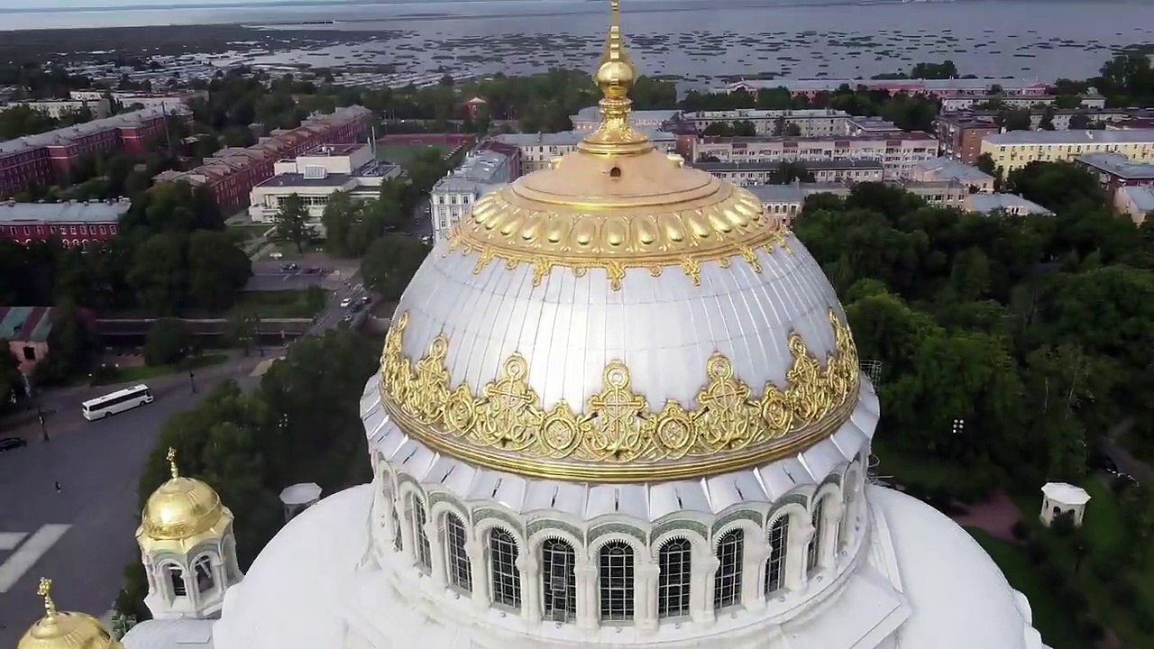 Aerial Shot of a Church
