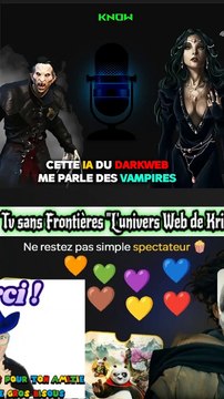 💥EXCLUSIF💥CETTE IA DU DARK WEB ME PARLE DES VAMPIRES #darkweb #darknet #deepweb #complotistes #tafeurs #complot #théorie #mystery #viral #theory #conspiracy #ia #vampires💥ABONNES-TOI STP🙏💖 MERCI 🙏💖💥