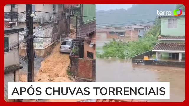 Angra dos Reis e Petrópolis decretam situação de emergência após fortes chuvas