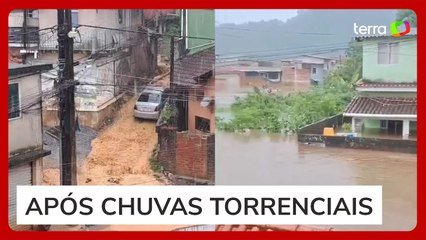 Angra dos Reis e Petrópolis decretam situação de emergência após fortes chuvas