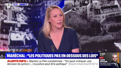Présidentielle: "Le chemin existe" pour Marine Le Pen en 2027, estime Marion Maréchal