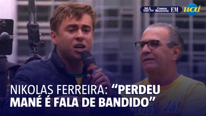 Nikolas Ferreira chama Barroso de debochado e diz: "Perdeu, mané é fala de bandido"