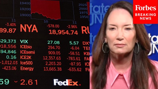 Jake Tapper Plays Clip For Sec. Rollins Of Her Praising Tariffs As Stock Market Takes 'Nose Dive'