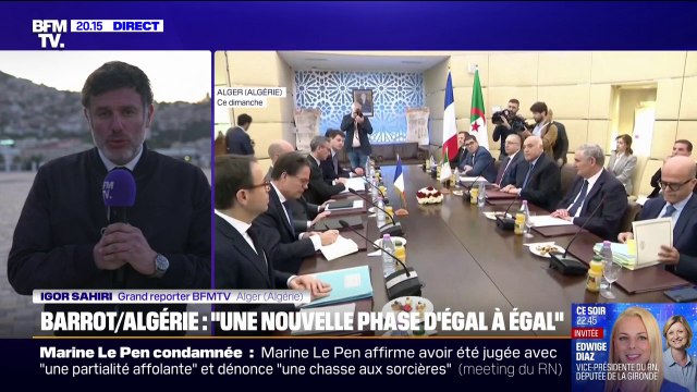 Crise avec l'Algérie: Jean-Noël Barrot et Abdelmadjid Tebboune veulent reconstruire un partenariat d'égal à égal