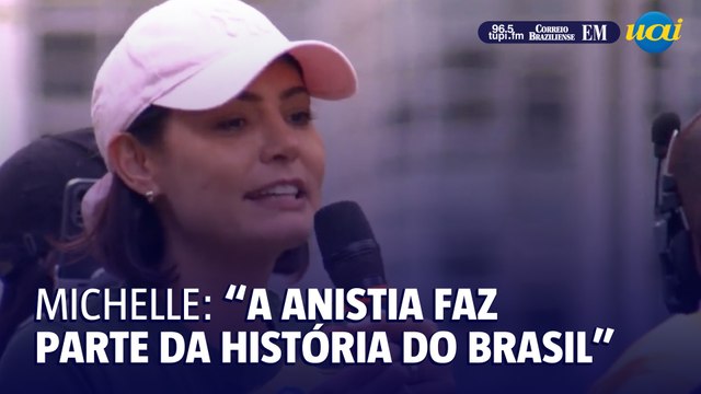 Michelle manda recado para apoiador de Lula: A anistia faz parte da história do Brasil