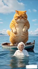 Cat😺 and Grandma👵 Story... By AI CATS STORY.