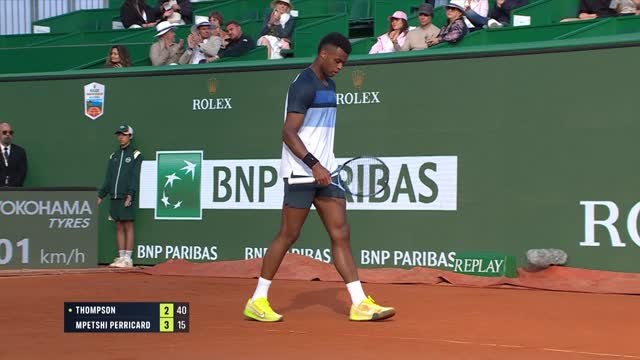 Monte-Carlo - Mpetshi Perricard sorti d'entrée par Thompson